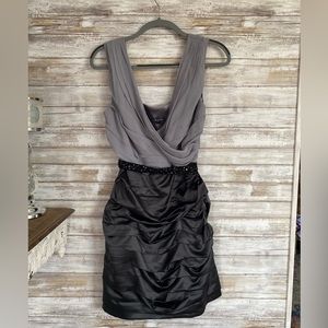 Grey Cocktail Wedding Party Dress size 10